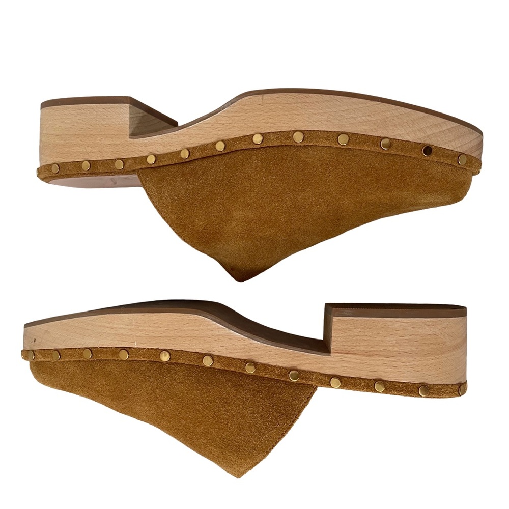 J. Crew Tan Suede Slip-On Clogs - Picture 4 of 7